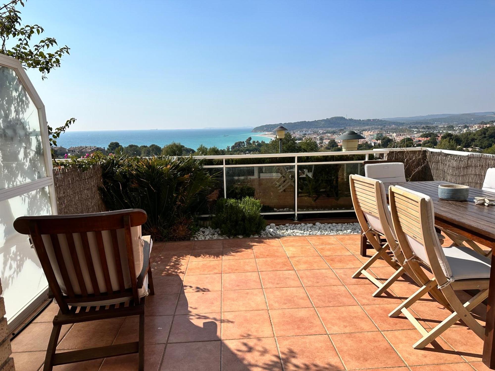 Villa Alex Altafulla Hermosa Casa Con Espectaculares Vistas Al Mar Y A Tocar De Una Idilica Calita Exterior photo